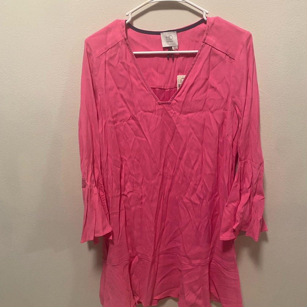 HD in Paris v neck sleeve dress